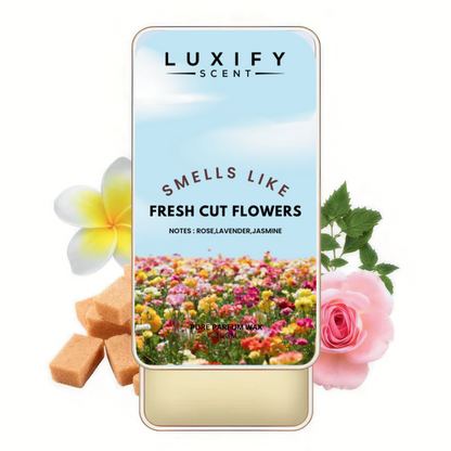 LUXIFY SCENT Smells Like Fresh Cut Flowers Solid Perfume Natural Vegan | Enhances Longevity | Solid Perfume for Women and Girls for All Skin Types (10Gm)