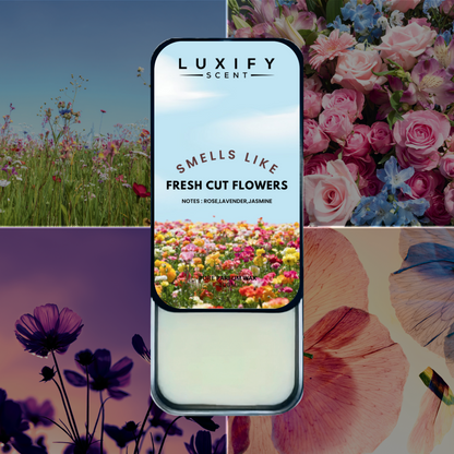 LUXIFY SCENT Smells Like Fresh Cut Flowers Solid Perfume Natural Vegan | Enhances Longevity | Solid Perfume for Women and Girls for All Skin Types (10Gm)