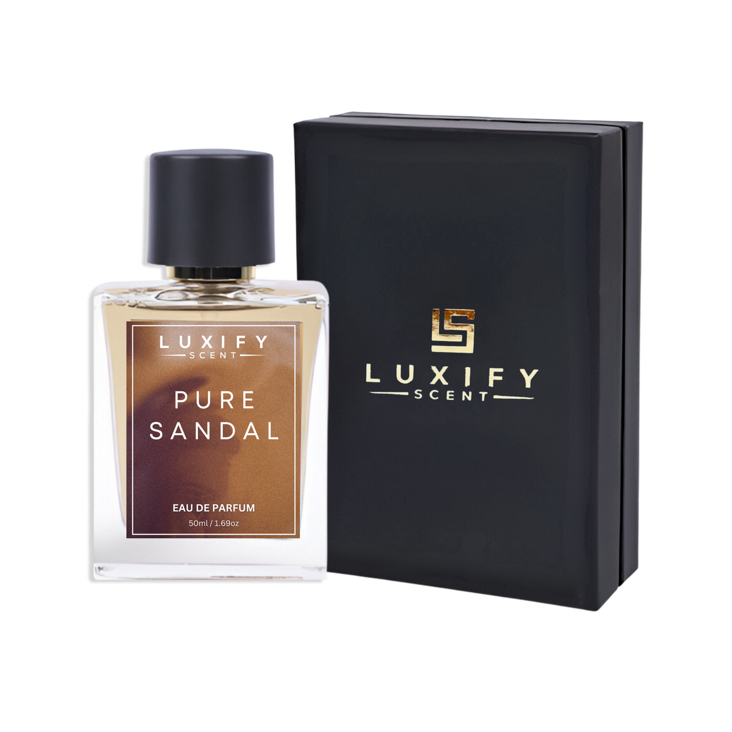 Pure Sandal Perfume | Notes of Woody, Powdery & Warm Spicy | Eau De Parfum | Unisex Fragrance | Luxury Gift Pack